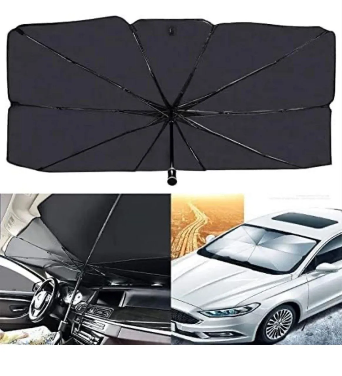 Front windshield sun clearance protector